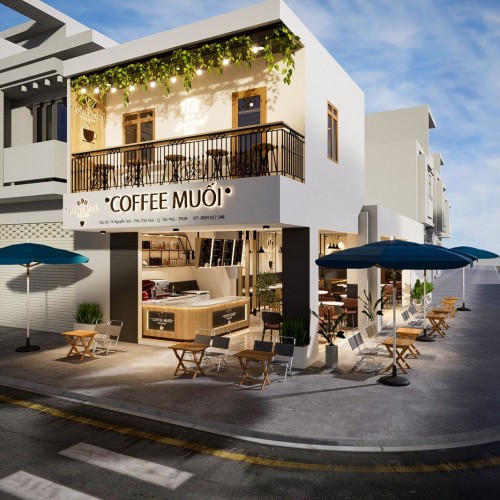Thiết Kế Quán Cafe Muối
