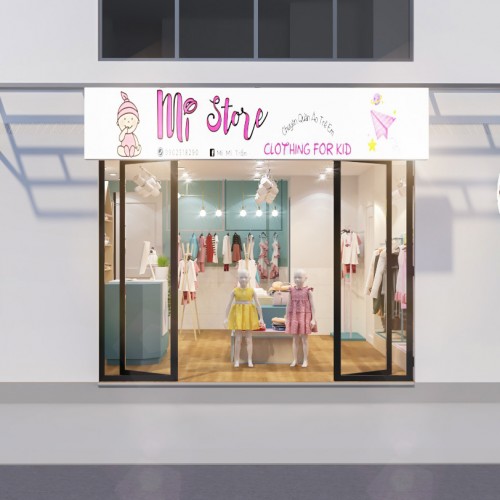 Thiết Kế Shop Quần Áo Trẻ Em